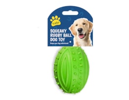 Wholesale Rubber squeaky rugby ball dog toy Wholesale Rubber squeaky rugby ball dog toy