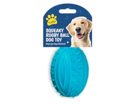 Wholesale Rubber squeaky rugby ball dog toy Wholesale Rubber squeaky rugby ball dog toy
