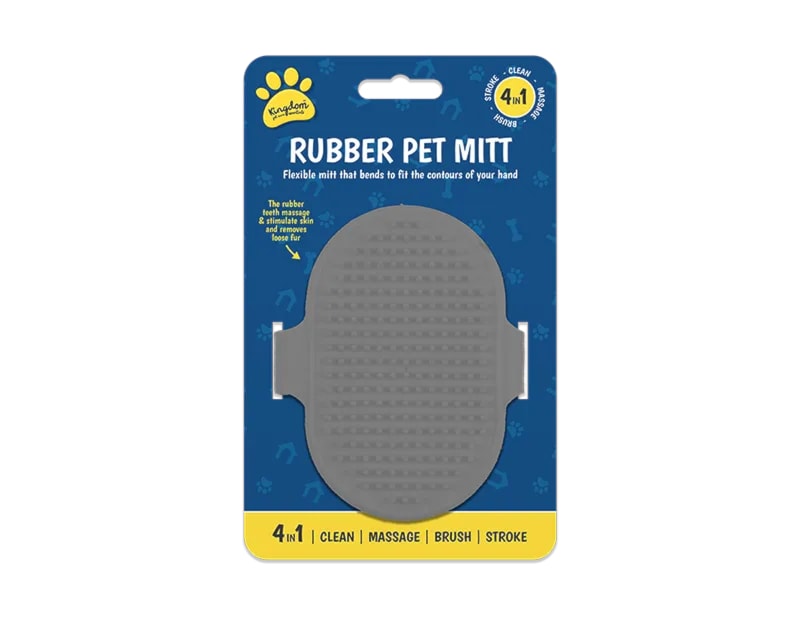 Wholesale 4-in1 rubber pet mitt