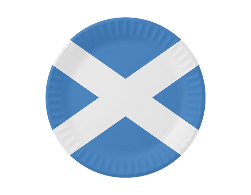 Wholesale Scotland Paper Plates 10pk CDU - Plastic Free