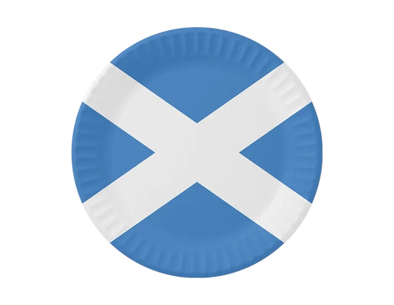 Wholesale Scotland Paper Plates 10pk CDU - Plastic Free Wholesale Scotland Paper Plates 10pk CDU - Plastic Free