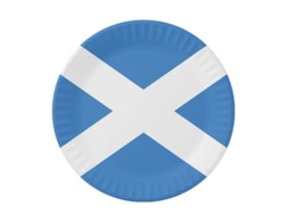 Wholesale Scotland Paper Plates 10pk CDU - Plastic Free