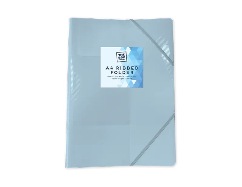 Wholesale Pastel A4 Ribbed Elasticated Folder