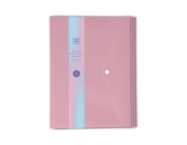 Wholesale Pastel Document Wallets 4pk Wholesale Pastel Document Wallets 4pk