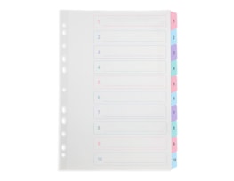 Wholesale A4 Multicoloured Indexes Wholesale A4 Multicoloured Indexes
