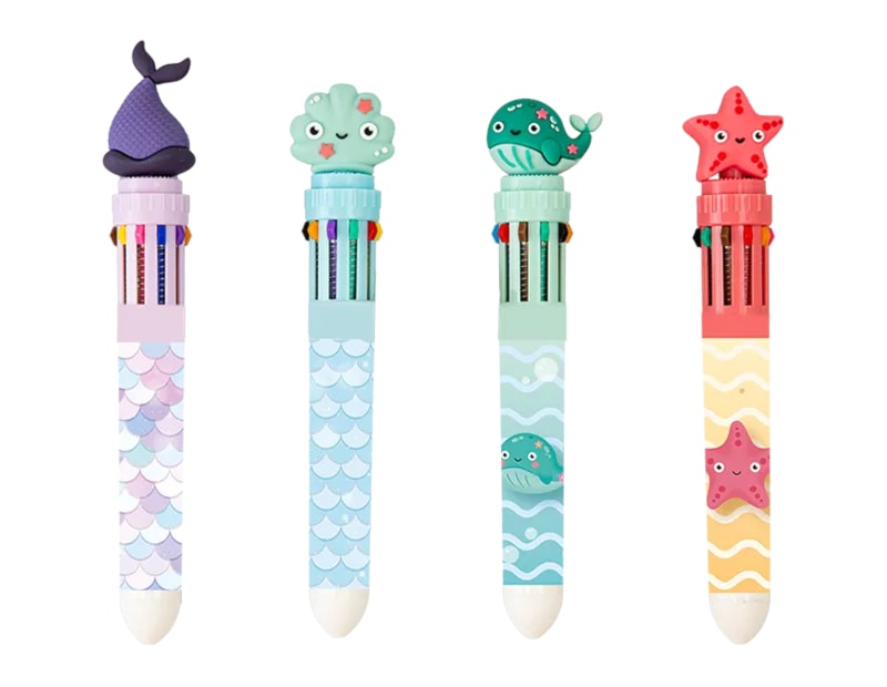 Wholesale Sea Life 10 Colour Pen CDU Wholesale Sea Life 10 Colour Pen CDU