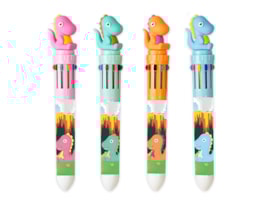 Wholesale Dinosaur 10 Colour Pen CDU Wholesale Dinosaur 10 Colour Pen CDU