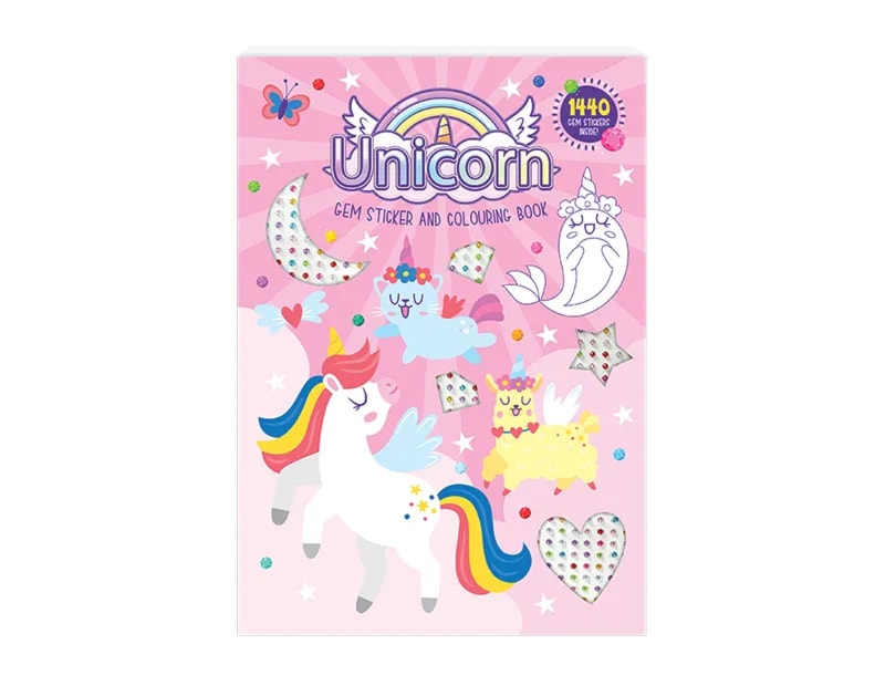 Wholesale Gem Sticker And Colouring Book Wholesale Gem Sticker And Colouring Book