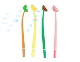 Wholesale Fruit Slice Bendy Pens CDU Wholesale Fruit Slice Bendy Pens CDU