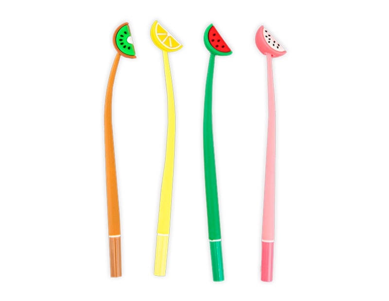 Wholesale Fruit Slice Bendy Pens CDU Wholesale Fruit Slice Bendy Pens CDU