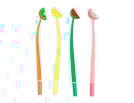 Wholesale Fruit Slice Bendy Pens CDU Wholesale Fruit Slice Bendy Pens CDU