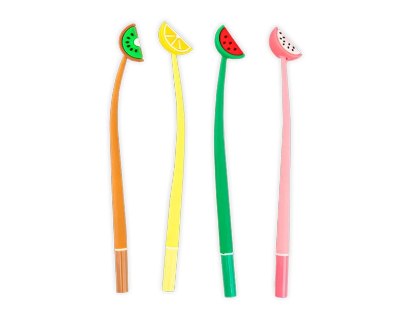 Wholesale Fruit Slice Bendy Pens CDU Wholesale Fruit Slice Bendy Pens CDU