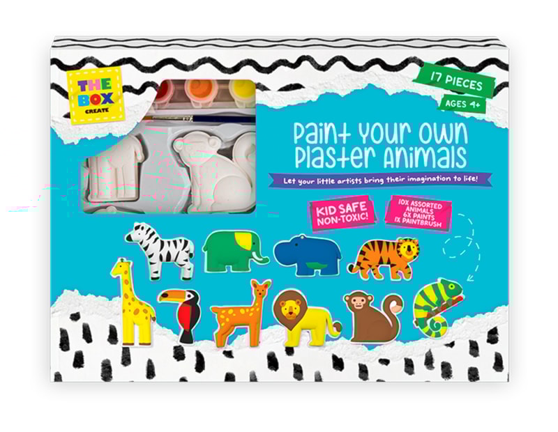 Wholesale Paint Your Own Plaster Characters 10pk