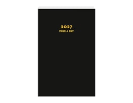 Wholesale 2027 Black A5 Page A Day Diary CDU