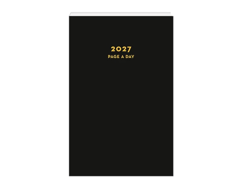 Wholesale 2027 Black A5 Page A Day Diary CDU Wholesale 2027 Black A5 Page A Day Diary CDU