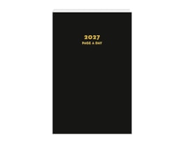 Wholesale 2027 Black A5 Page A Day Diary CDU