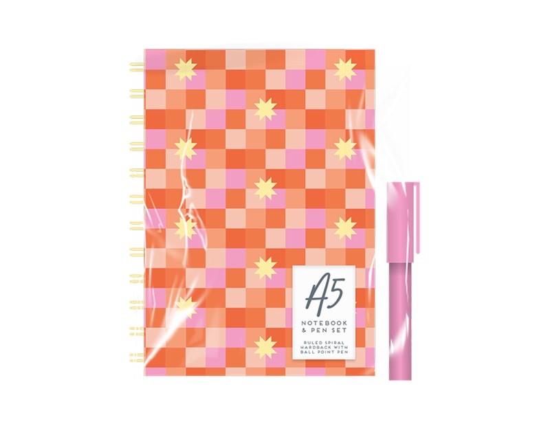 Wholesale A5 Wiro Notebook & Pen Set - Adult Wholesale A5 Wiro Notebook & Pen Set - Adult