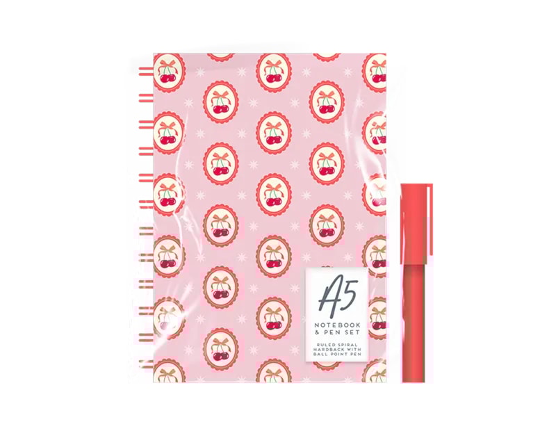 Wholesale A5 Wiro Notebook & Pen Set - Adult Wholesale A5 Wiro Notebook & Pen Set - Adult