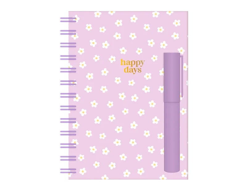 Wholesale A5 Wiro Notepad & Pen set - Kids Wholesale A5 Wiro Notepad & Pen set - Kids