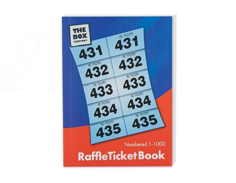 Wholesale Raffle tickets 1-1000 Book Wholesale Raffle tickets 1-1000 Book