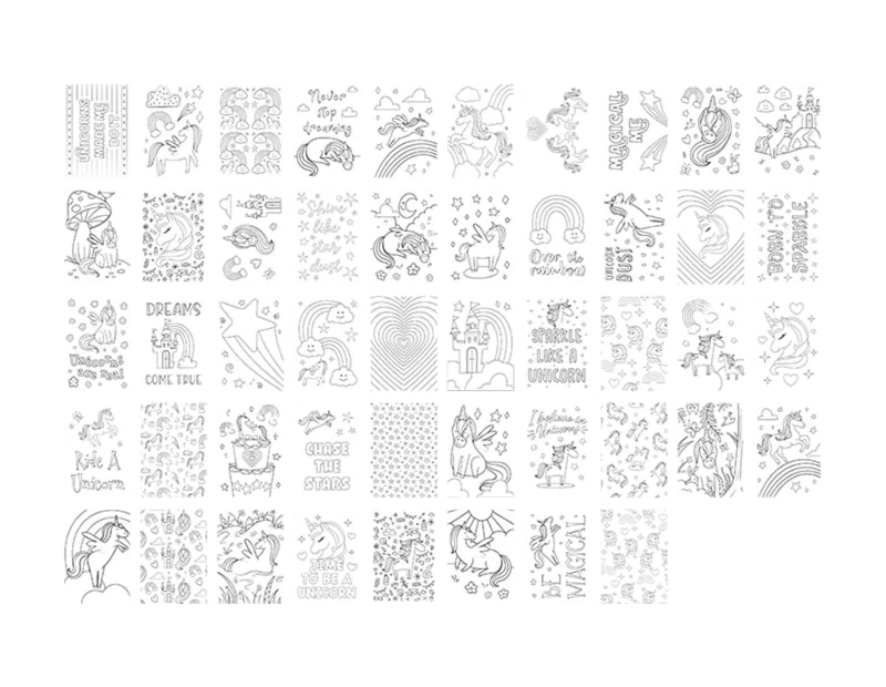 Wholesale Unicorn colouring Book| Gem imports Ltd