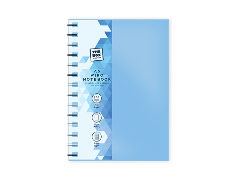 Wholesale A5 Wiro PP Cover Notebook Wholesale A5 Wiro PP Cover Notebook