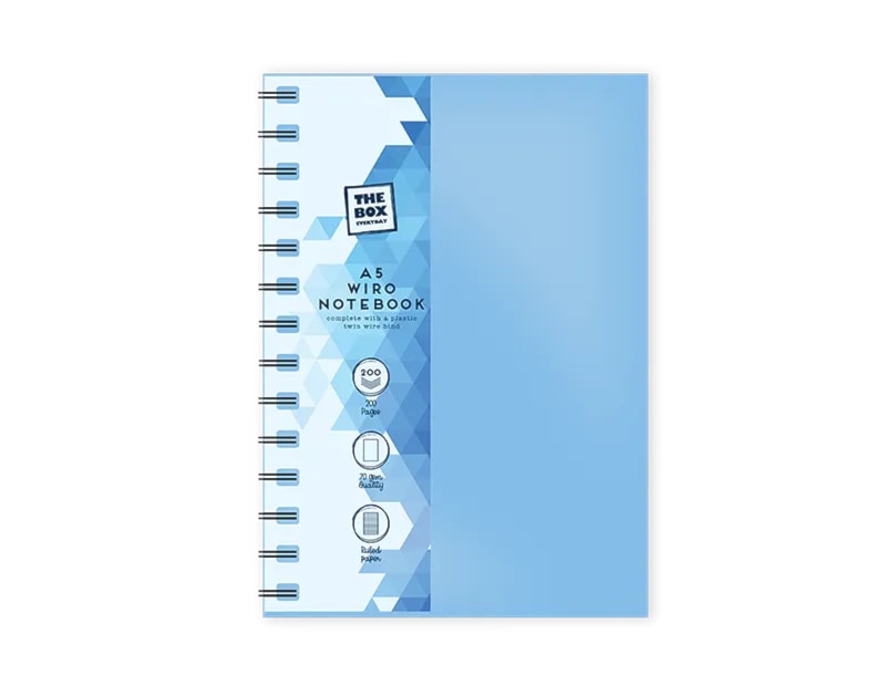 Wholesale A5 Wiro PP Cover Notebook