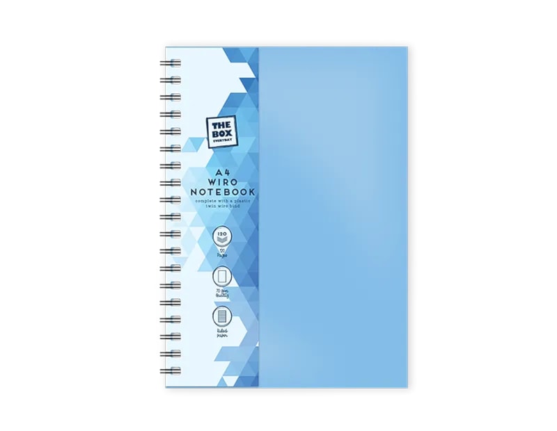 Wholesale A4 Wiro PP Cover Notebook