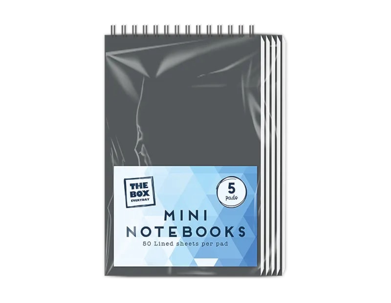 Wholesale Mini Wiro Notebooks 5pk Wholesale Mini Wiro Notebooks 5pk