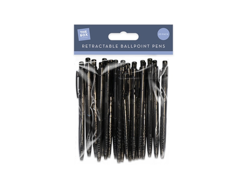 Wholesale Retractable Ballpoint Pens 20pk Wholesale Retractable Ballpoint Pens 20pk