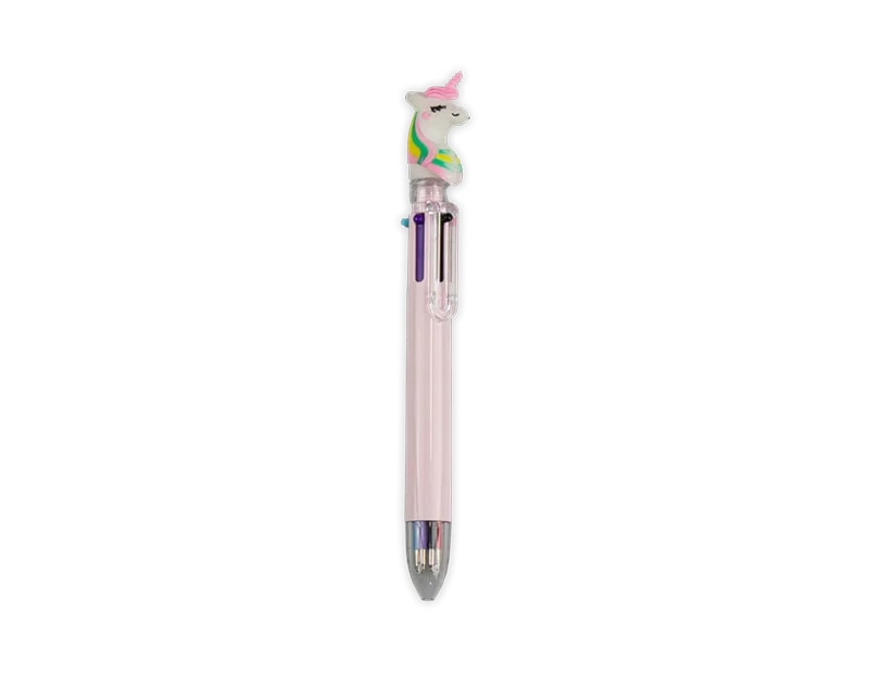 Wholesale Unicorn Novelty 6 Colour Ballpoint Pen CDU Wholesale Unicorn Novelty 6 Colour Ballpoint Pen CDU