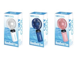 Wholesale Digital Screen Handheld Fan with Phone Stand 24cm CDU Wholesale Digital Screen Handheld Fan with Phone Stand 24cm CDU