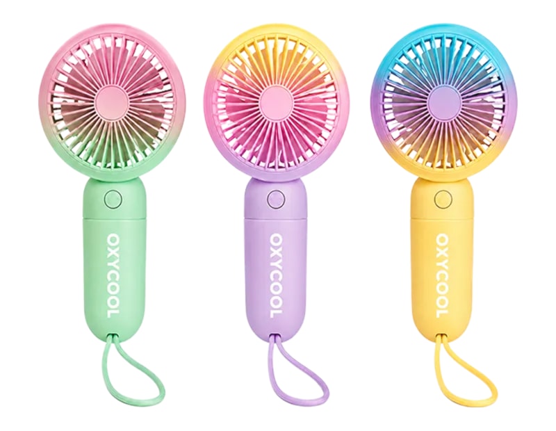 Wholesale Ombre Handheld Fan 17.5cm CDU Wholesale Ombre Handheld Fan 17.5cm CDU