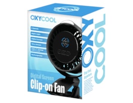 Wholesale Digital Screen Clip on Fan 18cm CDU