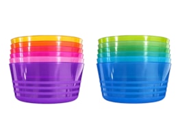 Wholesale Plastic Colourful Bowl 300ml 6PK Wholesale Plastic Colourful Bowl 300ml 6PK