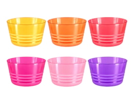 Wholesale Plastic Colourful Bowl 300ml 6PK Wholesale Plastic Colourful Bowl 300ml 6PK