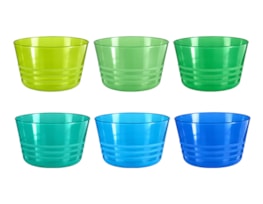 Wholesale Plastic Colourful Bowl 300ml 6PK Wholesale Plastic Colourful Bowl 300ml 6PK