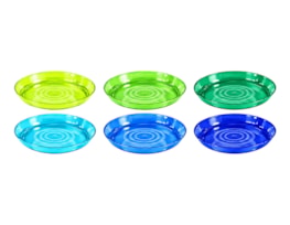 Wholesale Plastic Colourful Plate dia 18.5cm 6PK Wholesale Plastic Colourful Plate dia 18.5cm 6PK