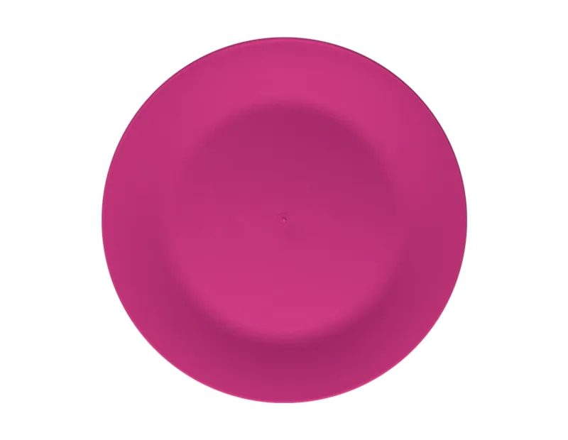Bright Plastic Dinner Plate Dia 25cm 4pk