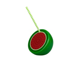 Fruit Printed Tumbler With Straw 450ml Fruit Printed Tumbler With Straw 450ml
