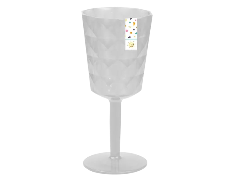 Wholesale Diamond Plastic wine glass | Gem imports Ltd.