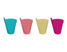 Straw Tumblers 4 Pack Straw Tumblers 4 Pack