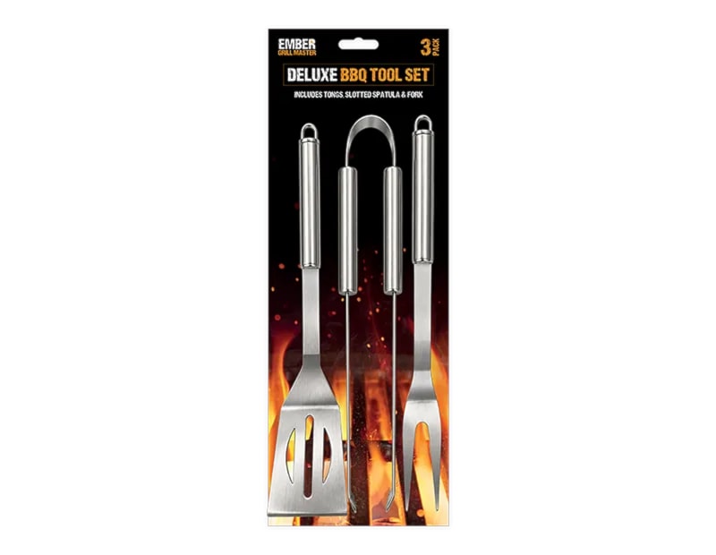 Wholesale BBQ Deluxe Stainless Steel Tool Set