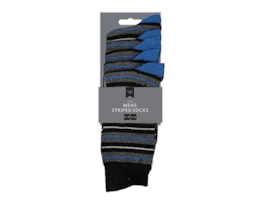Wholesale Mens Striped Socks 5 Pair