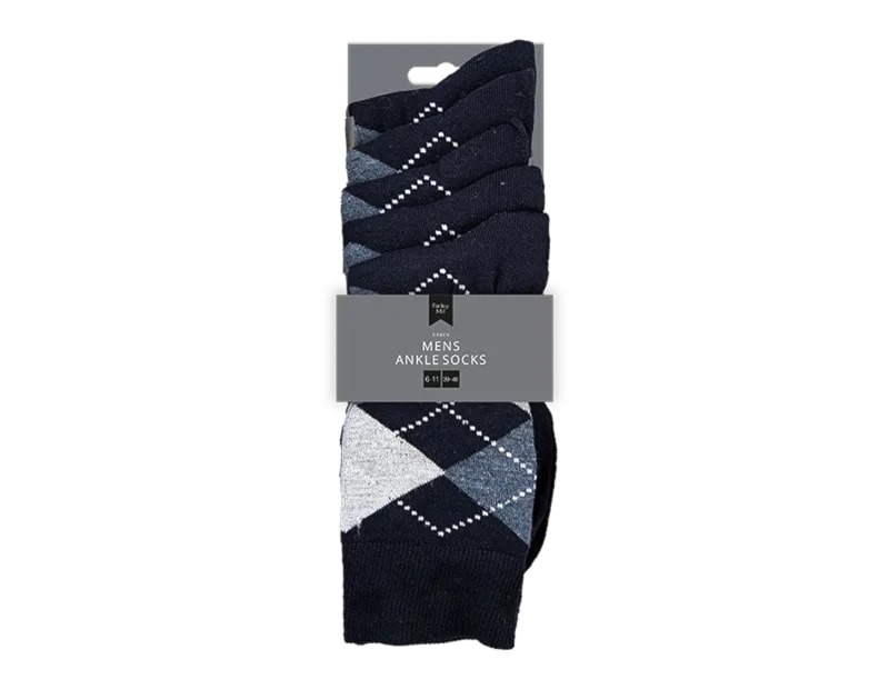 Wholesale Mens Argyle Socks 5 Pair