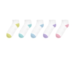 Wholesale Ladies White Trainer Socks 5pk Wholesale Ladies White Trainer Socks 5pk