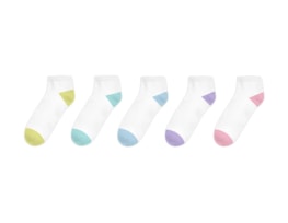 Wholesale Ladies White Trainer Socks 5pk