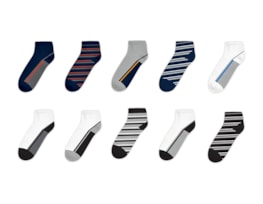 Wholesale Men's Stripe Trainer Socks 5pk Wholesale Men's Stripe Trainer Socks 5pk