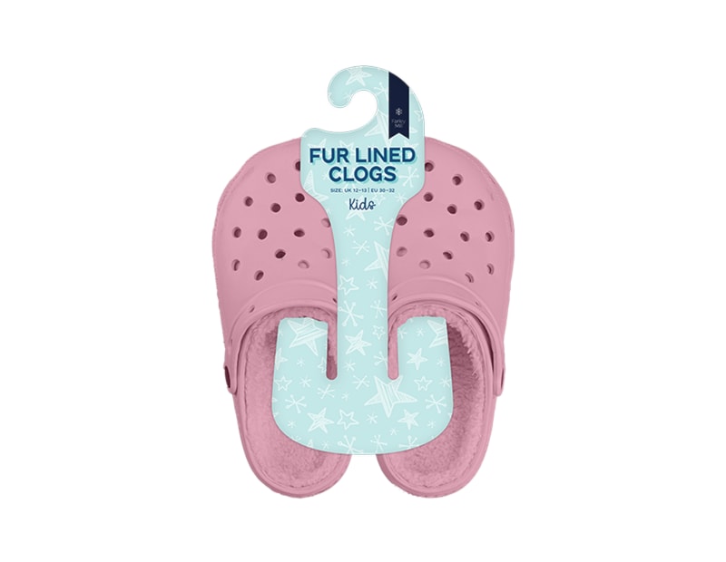 Wholesale Kids Fur Lined Clogs Wholesale Kids Fur Lined Clogs