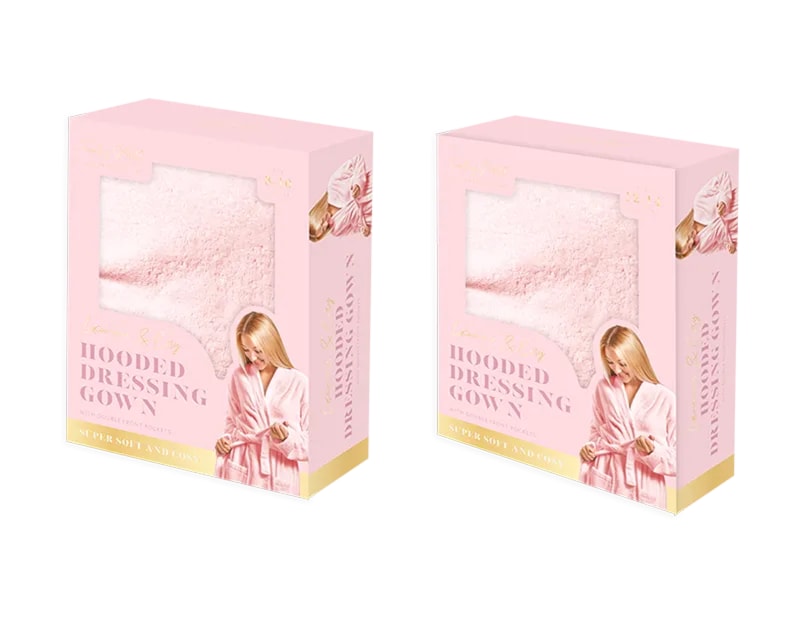 Wholesale Ladies Hooded Dressing Gown